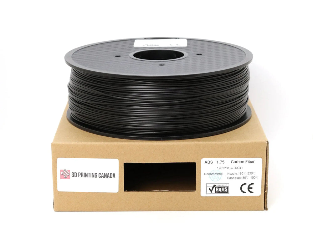Carbon Fiber - Standard ABS Filament - 1.75mm, 1kg (Copy) 3D Printing Canada