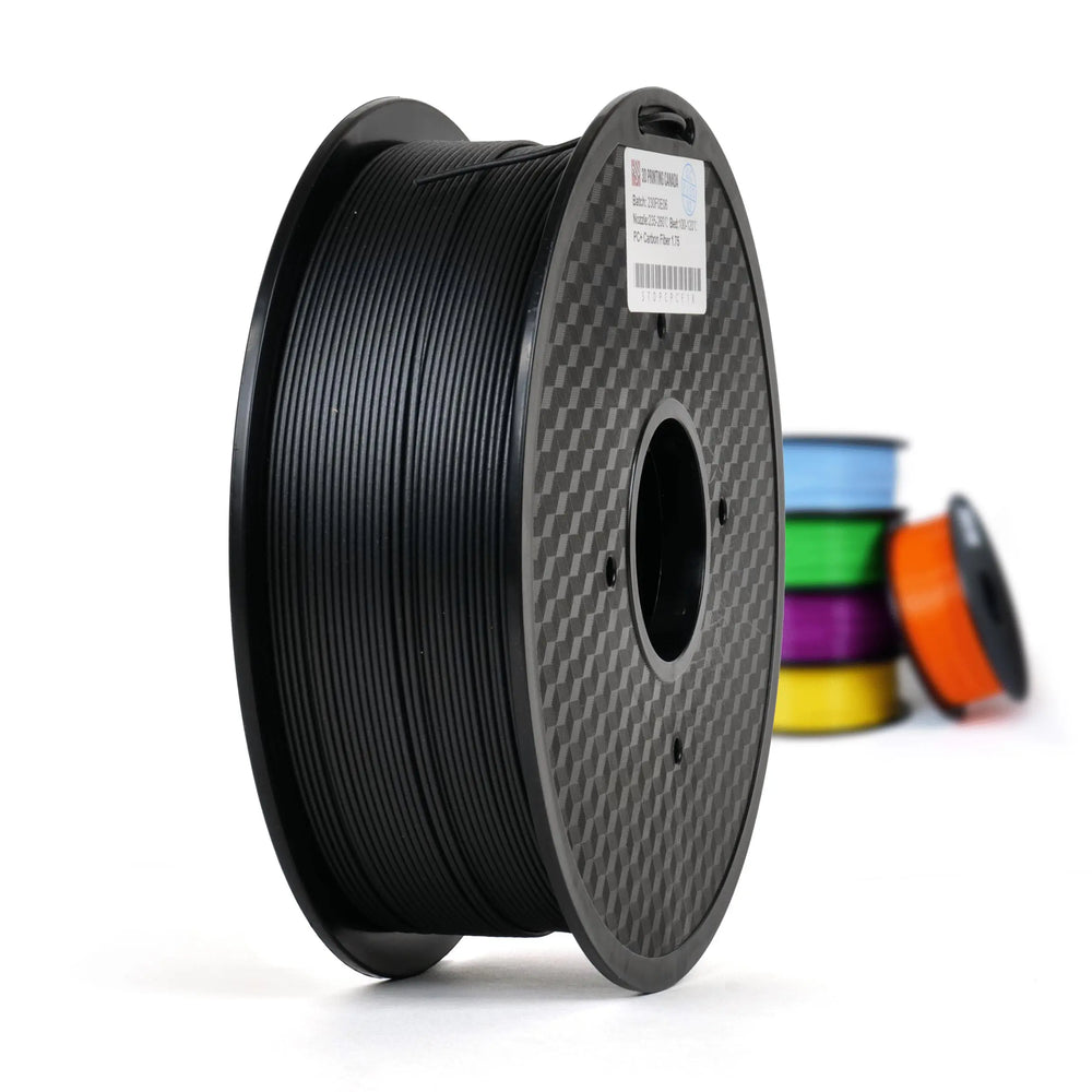 Carbon Fiber - Standard PC+ Filament - 1.75mm, 1kg (Copy) 3D Printing Canada