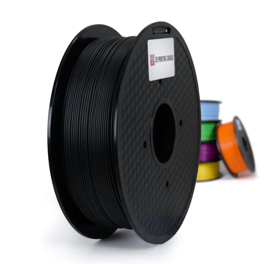 Fibra de carbono - Filamento PLA estándar - 1,75 mm, 1 kg 