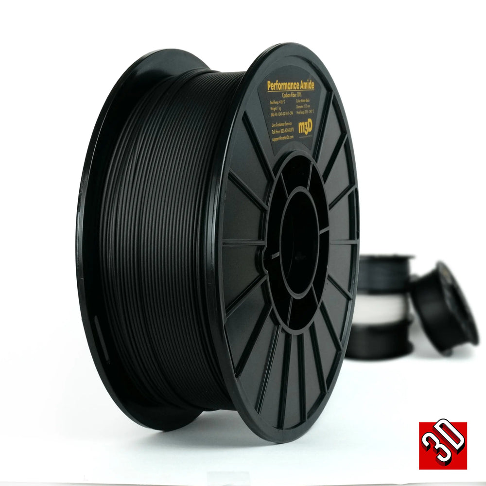 Carbon Fiber (CF10) - 1.75mm Matter3D Performance Nylon (PA66) Filament - 1kg