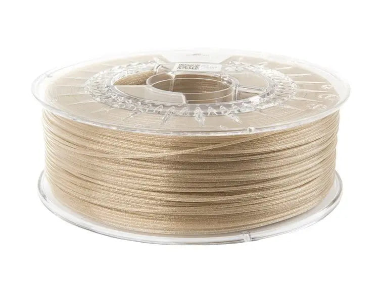 Clear Gold - Spectrum Glitter PLA Filament - 1.75mm, 1kg