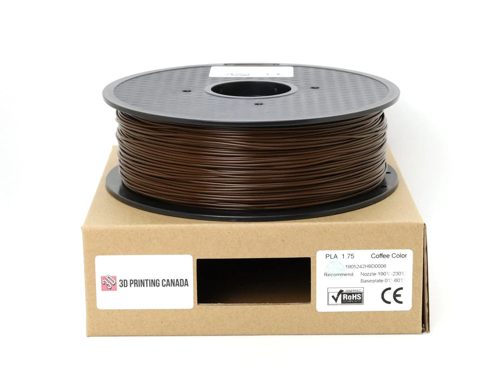 Coffee - Standard PLA Filament - 1.75mm, 1kg