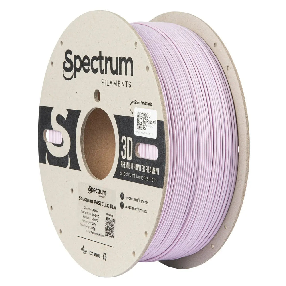 Cosmetic Mauve - Spectrum Pastello PLA Filament - 1.75mm, 1kg