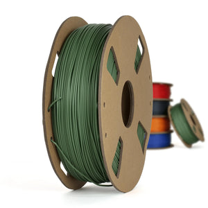 Dark Green - Canadian-made Matte PLA+ Filament - 1.75mm, 1kg