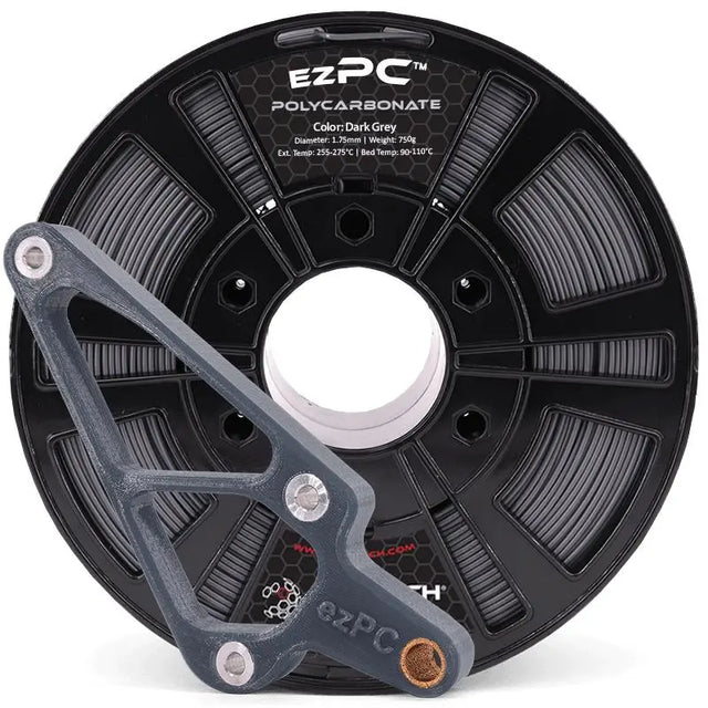 Gris oscuro - Filamento 3DXTech ezPC™ (policarbonato) de 1,75 mm - 0,75 kg