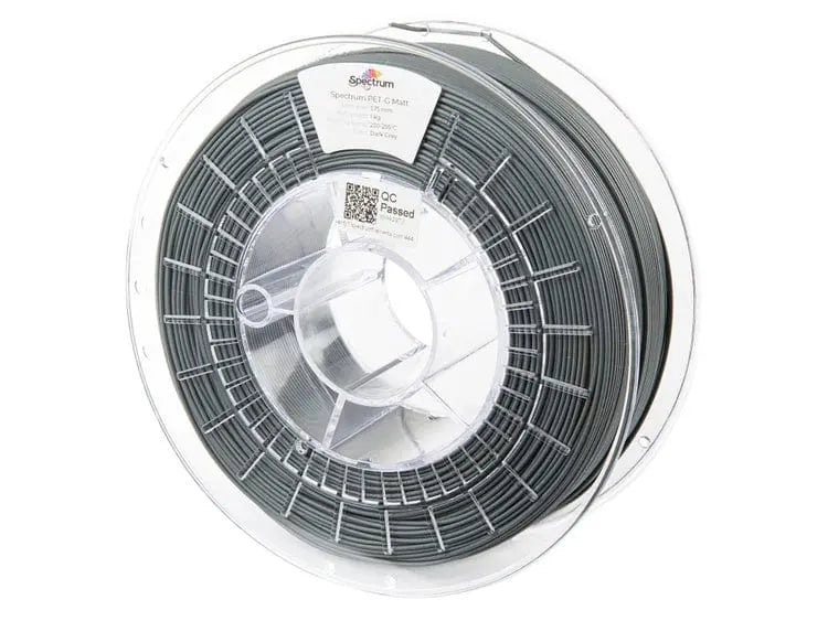 Gris oscuro - Filamento Spectrum PET-G MATT - 1,75 mm, 1 kg