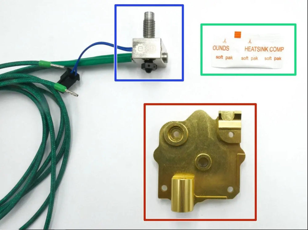 Disipador de calor individual oficial E3D Titan Aero - ORO