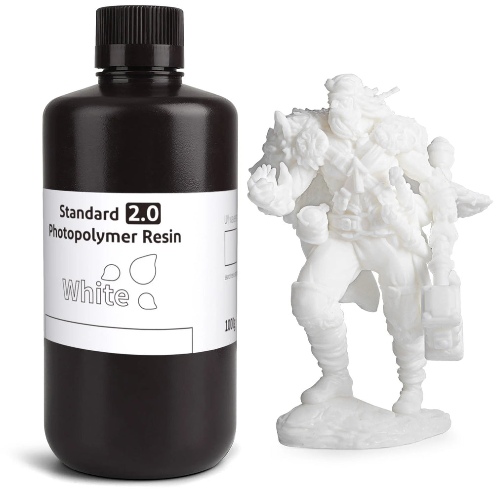 ELEGOO Standard 2.0 Resin 1000G - White ELEGOO