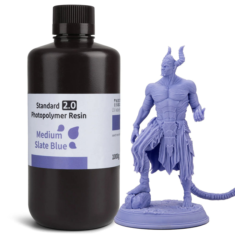 ELEGOO Standard 2.0 Resin 1000G - Medium Slate Blue ELEGOO
