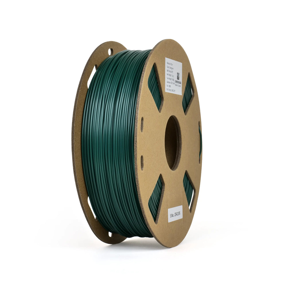Evergreen - Canadian-made PLA+ Filament - 1.75mm, 1kg 3D Printing Canada