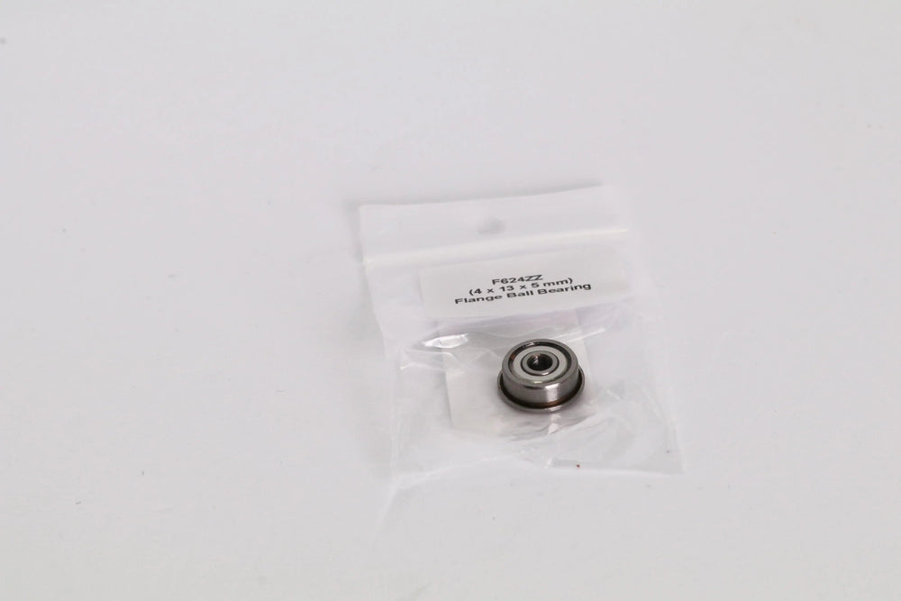 F624ZZ (4 x 13 x 5 mm) Flange Ball Bearing