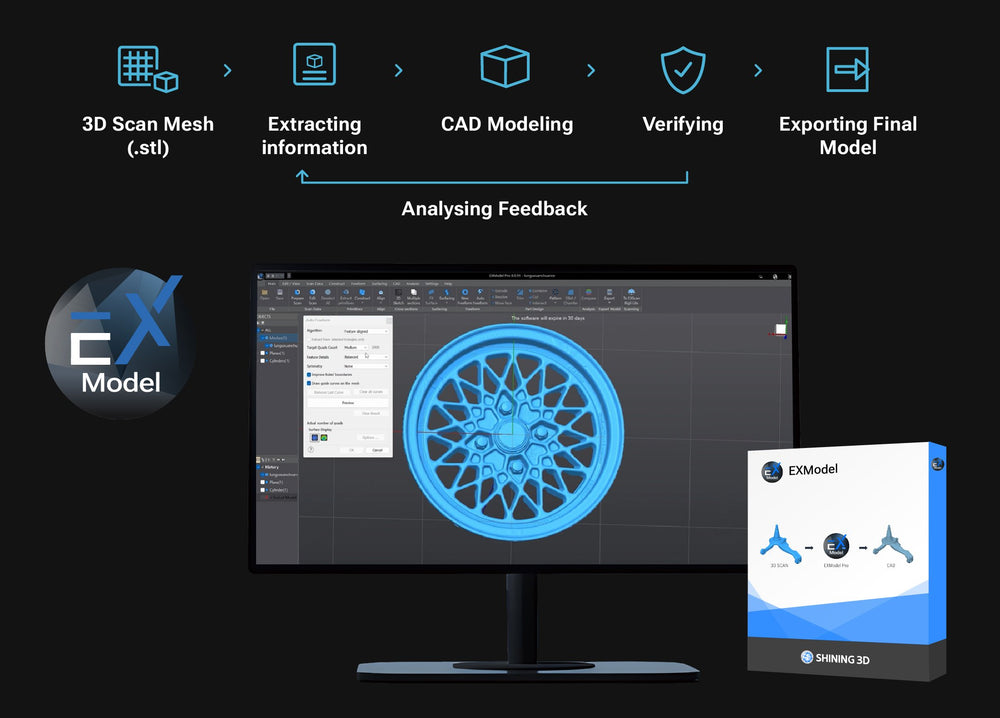 EinScan Trak For Streamlined Reverse Engineering