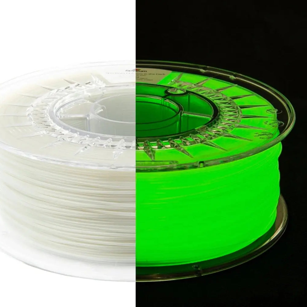 Glow In The Dark Yellow Green - Spectrum ASA 275 Filament - 1.75mm, 0.25kg Spectrum Filaments