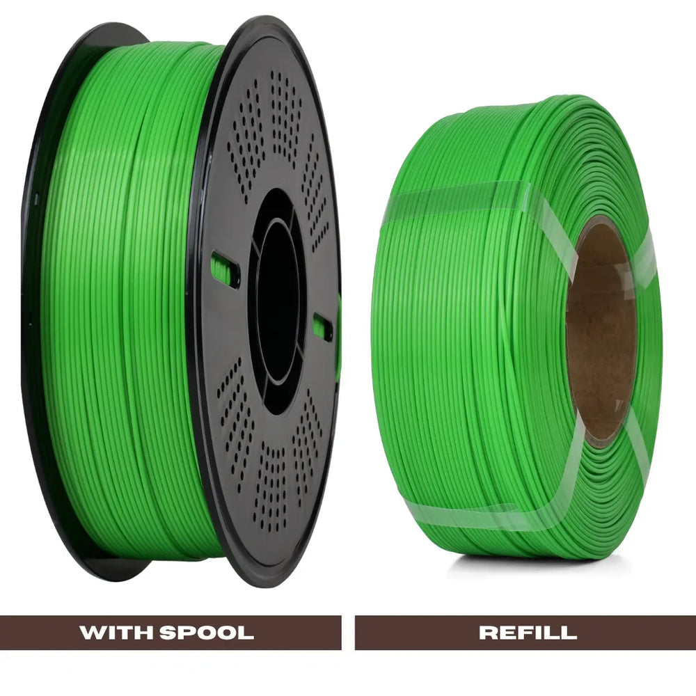 Green - Budget PLA Filament - 1.75mm, 1kg 3D Printing Canada