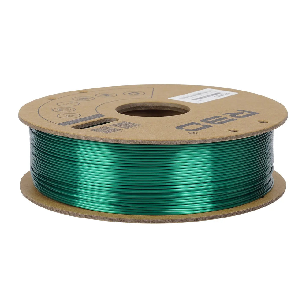 Green - R3D Silk PLA Filament - 1.75mm, 1kg R3D