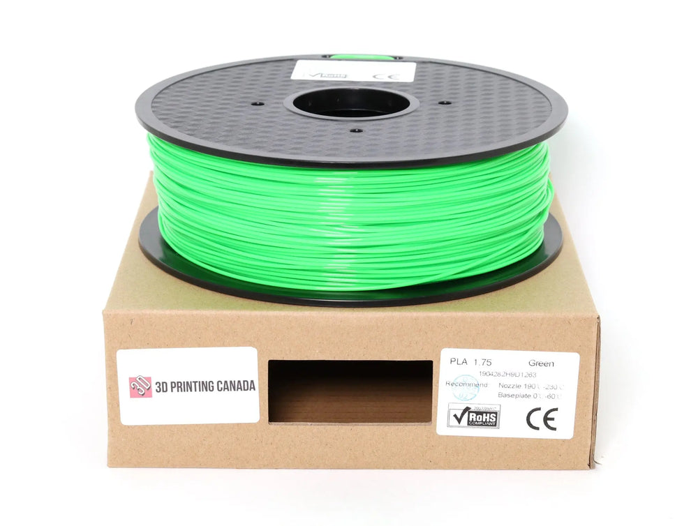 Green - Standard PLA Filament - 1.75mm, 1kg
