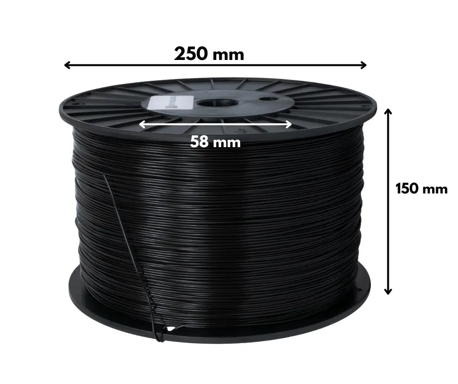 Grey - Standard PETG Filament - 1.75mm, 10kg 3D Printing Canada