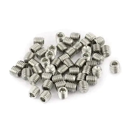 Tornillo prisionero de rosca métrica de acero inoxidable / tornillo prisionero - M4 x 4 mm (pack de 10)