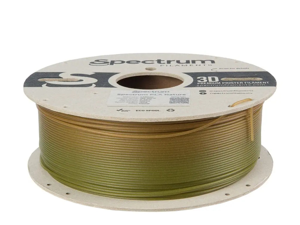Cáñamo - Filamento PLA Spectrum Nature - 1,75 mm, 1 kg