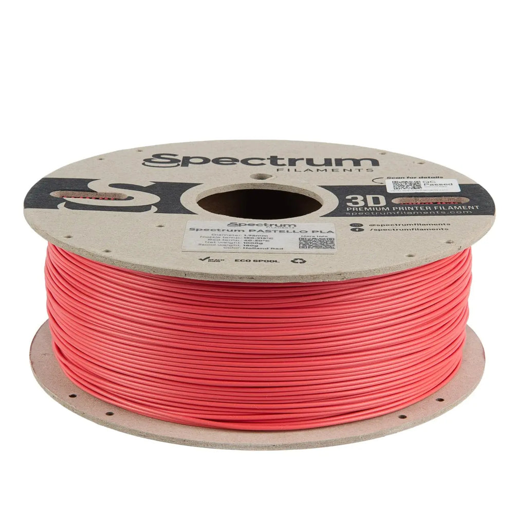 Holland Red - Spectrum Pastello PLA Filament - 1.75mm, 1kg