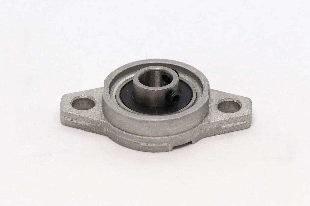 KFL000 Soporte con brida tipo almohadilla de aleación de zinc para rodamientos, orificio de 10 mm