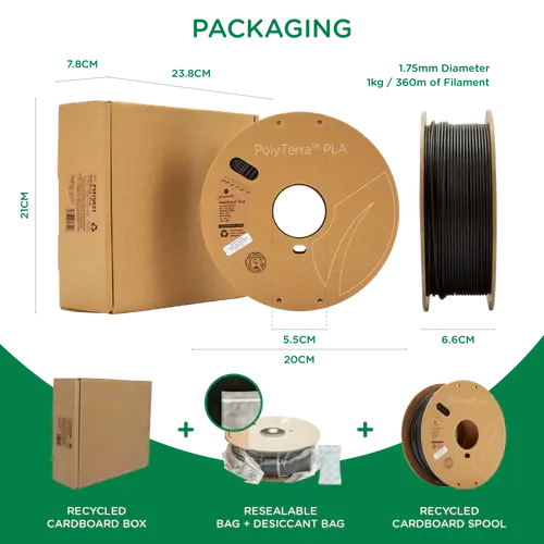 Lavender Purple - Polymaker PolyTerra PLA - 1.75mm, 1kg Polymaker