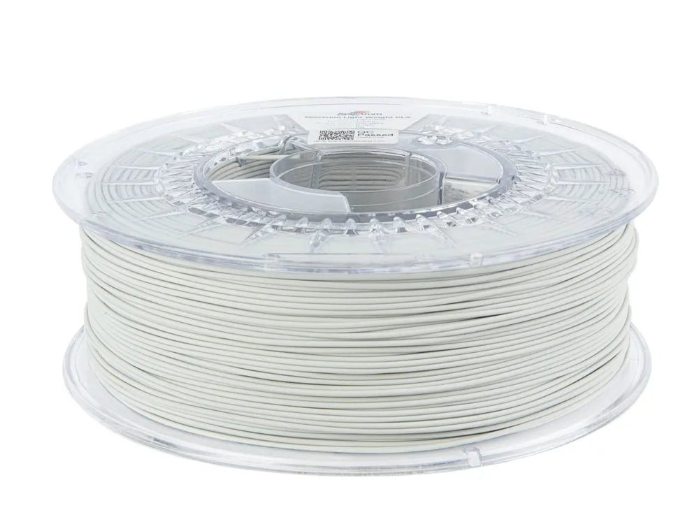 Light Grey - Spectrum Light Weight PLA Filament - 1.75mm, 1kg