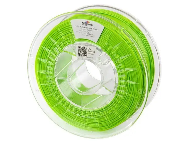 Verde lima - Filamento PETG Spectrum - 1.75 mm, 1 kg