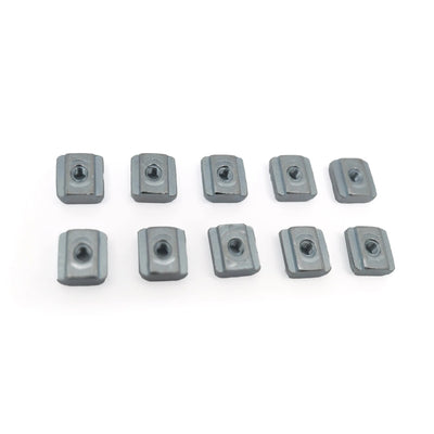Piezas: Perfil de aluminio extruido - tuercas en T