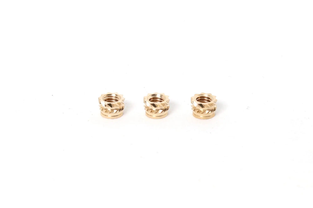Inserto roscado para calor M3X3 OD de 4,5 mm (CANT. 3)