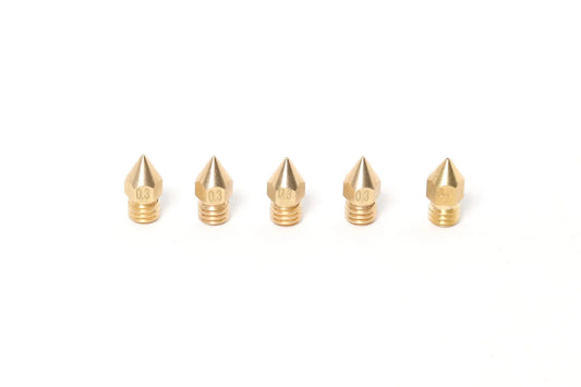 MK8 Brass Nozzle 1.75mm-0.3mm (5 Pack)