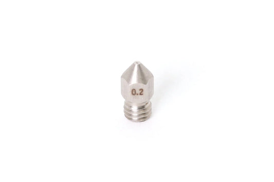 MK8 Stainless Steel Nozzle 1.75mm-0.2mm (5mm Thread Length)