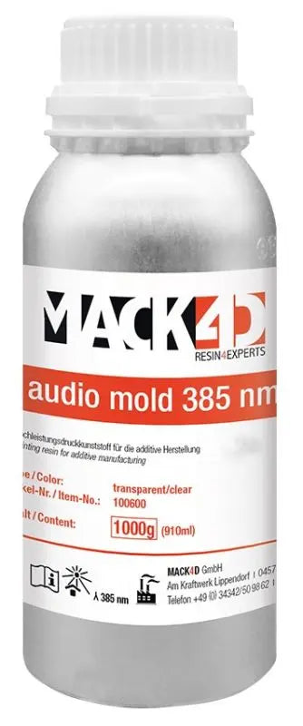 Mack4D Audio Mold 385nm Resin Mack4D
