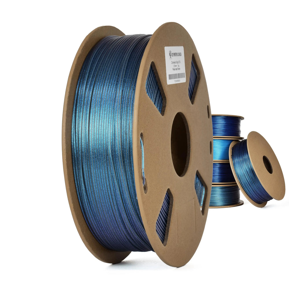 Polar Star Green - Chameleon/Magic PLA Filament - 1.75mm, 1 kg