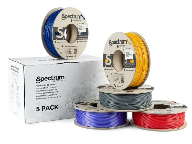 Material Mix #1 Multi Pack - Spectrum Material Mix Filament - 1.75mm, 5x 0.25kg