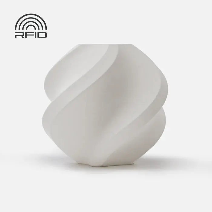 Matte Ivory White - Bambu Lab PLA Matte Filament - 1.75mm, 1kg Bambu Lab