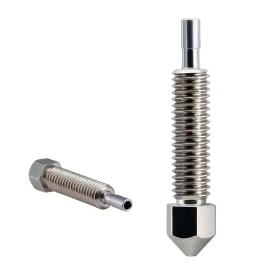 Micro Swiss Brass Plated Wear Resistant Nozzle for FlowTech™ Hotend - 1.0mm