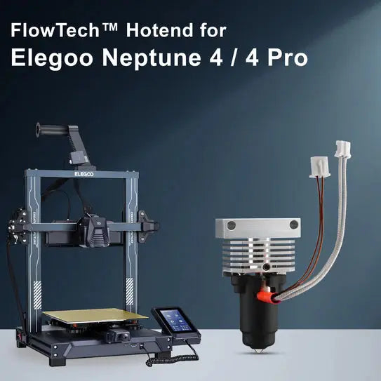 Micro Swiss FlowTech™ Hotend for ELEGOO Neptune 4 / 4 Pro Micro Swiss