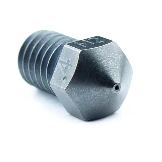 Boquilla Micro Swiss M2 de acero para herramientas de alta velocidad endurecido, RepRap - Rosca M6, filamento de 1,75 mm, 0,4 mm
