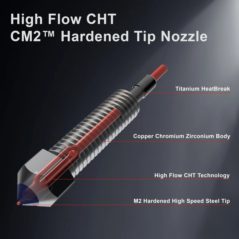 Microswiss FlowTech™ Hotend for Creality K2 Plus Micro Swiss