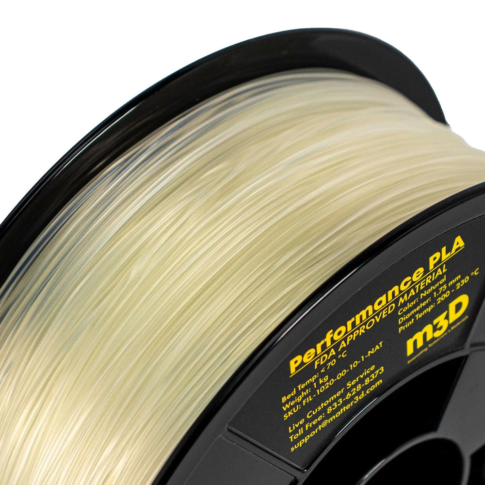 Natural - Filamento PLA Matter3D Performance de 1,75 mm - 1 kg