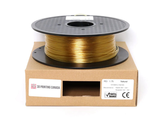 Natural - 1.75mm Ultem PEI Filament - 0.5 kg