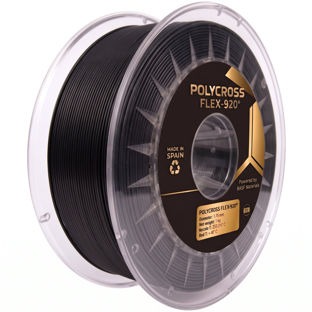Black - Sakata Flex-920 Filament - 1.75mm, 1kg Sakata