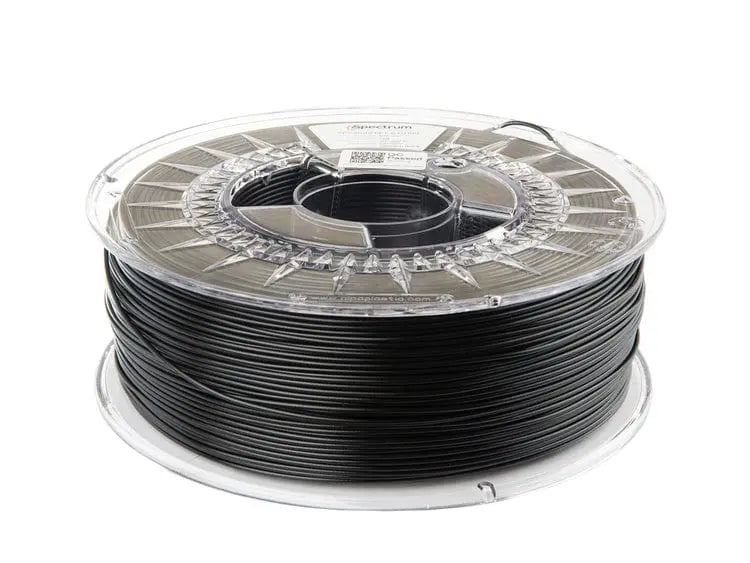 Obsidian Black - Spectrum PET-G HT100 Filament - 1.75mm, 1kg