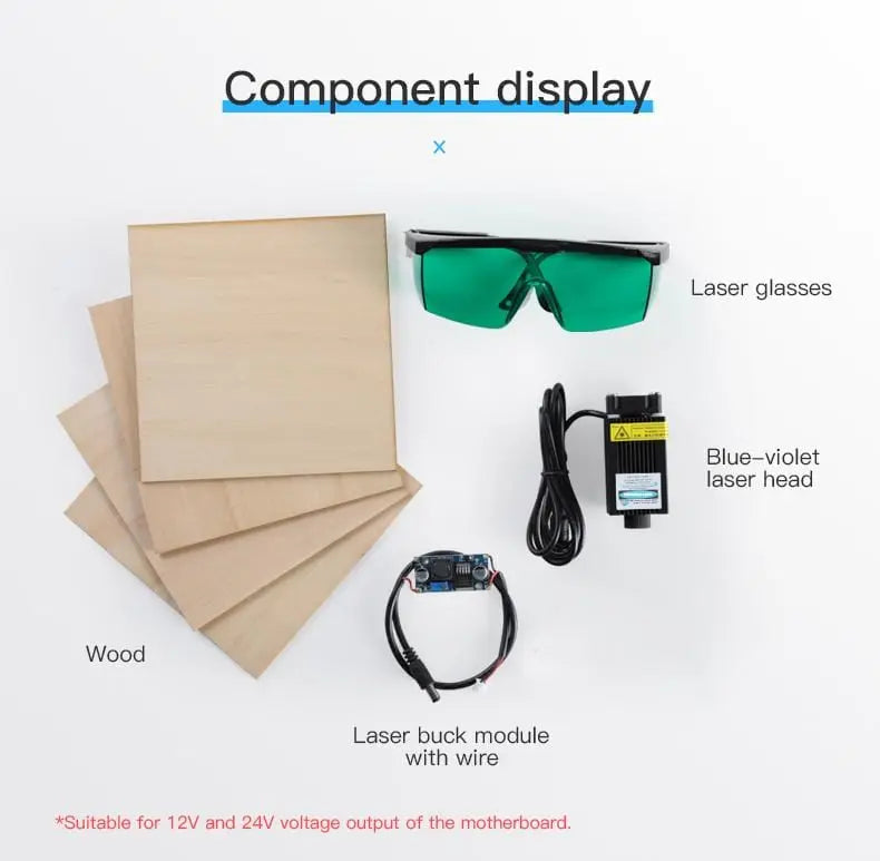 Kit de grabado láser Creality oficial de 12 V CC y 1,6 W