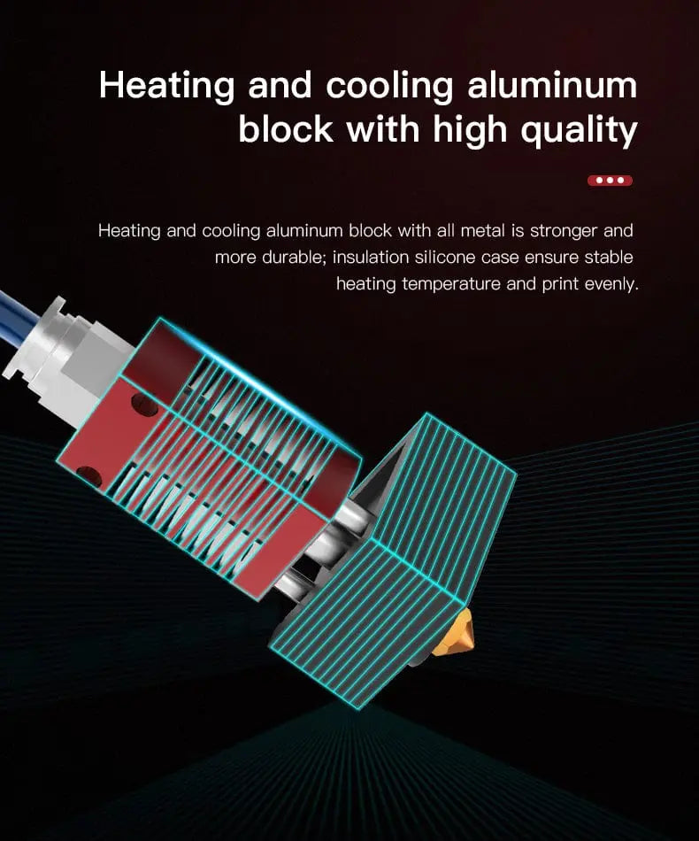 Ensamble de hotend oficial Creality 24V