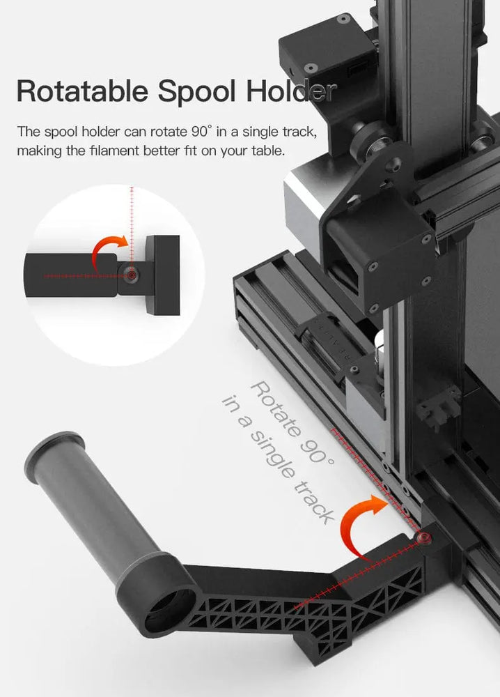 Official Creality Side Mount Bearing Spool Holder