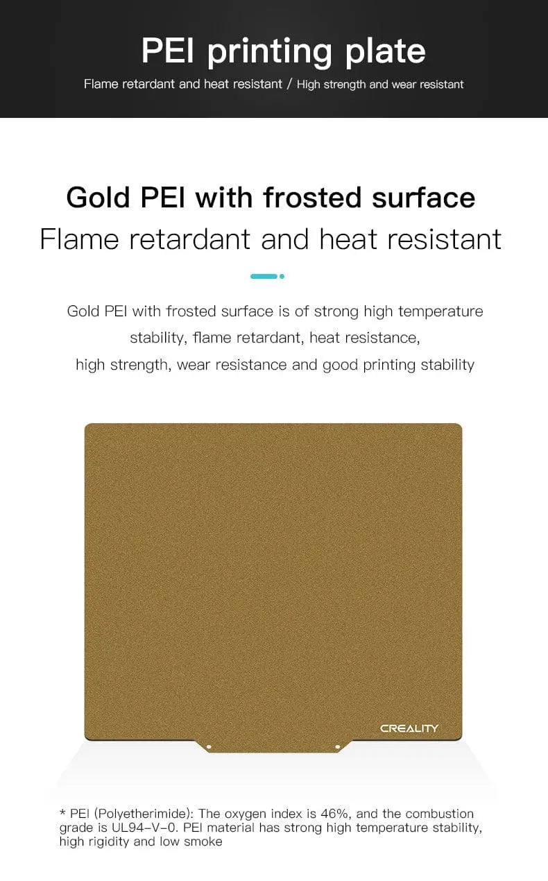 Official Creality Textured PEI Spring Steel Sheet for 235x235mm