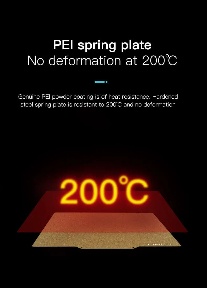 Official Creality Textured PEI Spring Steel Sheet for 255x245mm For CR-6 SE