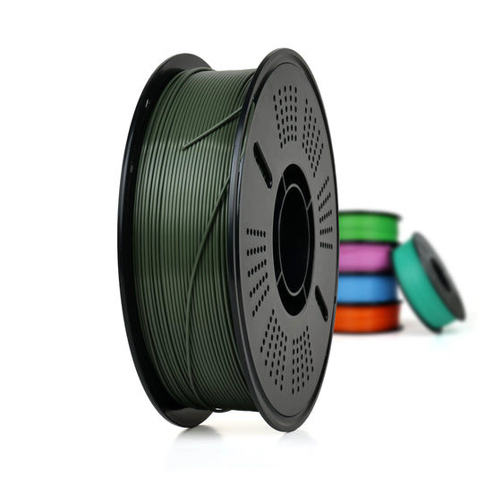 Olive Green - Budget PLA Filament (With Spool) - 1.75mm, 1kg